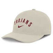 USC Trojans Nike Trojans Over Swoosh Performance Dri-Fit Rise Adjustable Snapback Hat